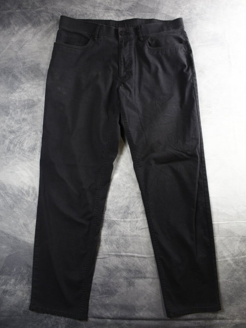 APT. 9 Mens Black Slim Fit Travel 5-Pocket Pants Size 32x30